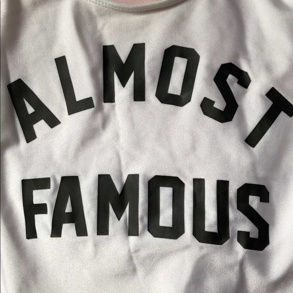 Almost Famous one piece white bathing suit(size M) - Picture 3 of 3